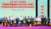 Kỷ niệm 75 năm ngày Thương binh - Liệt sĩ Tuyên dương 450 người có công tiêu biểu toàn quốc