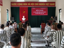 Hội nghị tư vấn, giới thiệu việc làm, học nghề tại Trại tạm giam Công an tỉnh Phú Thọ